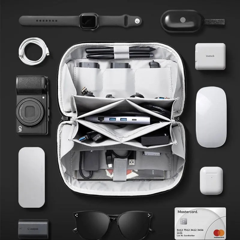 Cable Organizer Travel - Многофункциональная сумка для цифровых аксессуаров, улучшенная