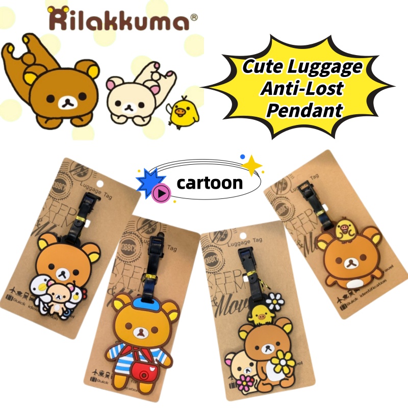 Travel Accessories Personalised - Креативная персонализированная бирка для багажа Rilakkuma,