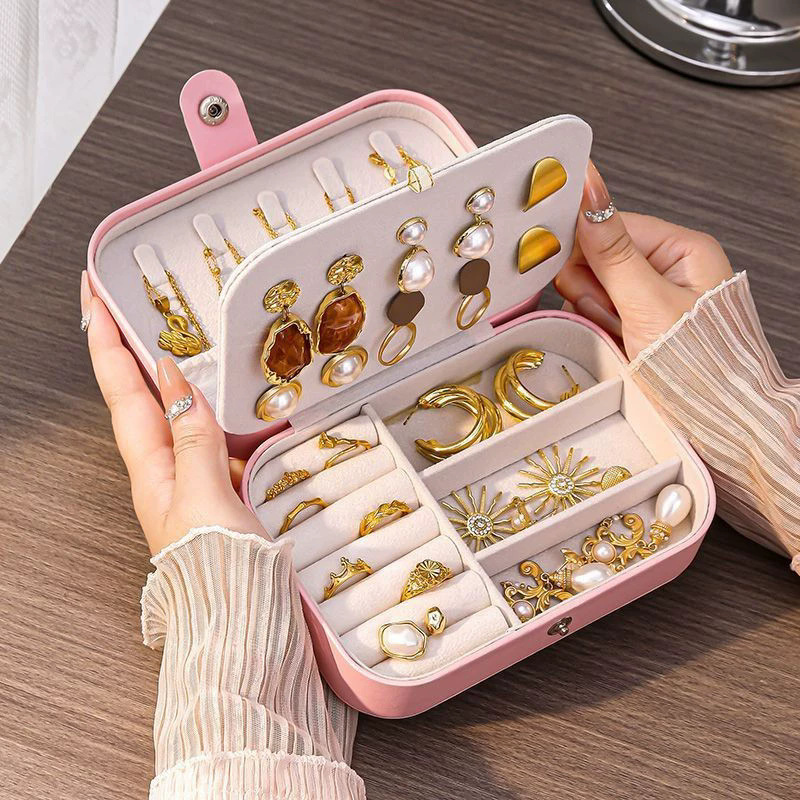 Accessories Travel Jewelry Box - Портативный мини-органайзер для украшений с защитой