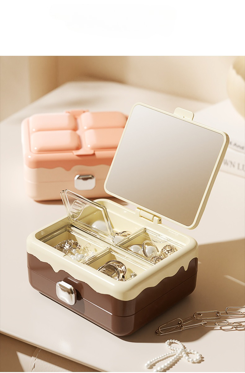 Accessories Travel Jewelry Box - Портативный органайзер для ювелирных изделий, мини-серьги,