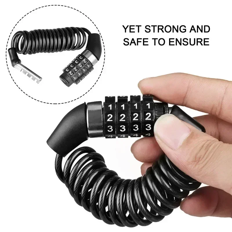 Cable Lock Combination - Противоугонный цепной замок для мотоцикла и