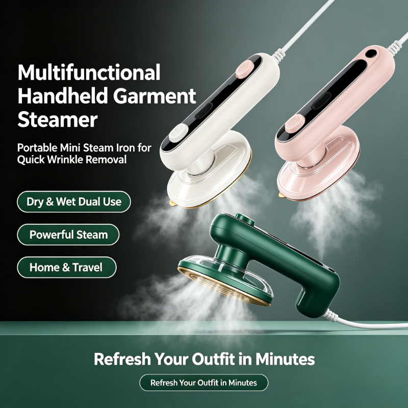 Portable Steamer Clothes - Многофункциональный ручной отпариватель для одежды, портативный