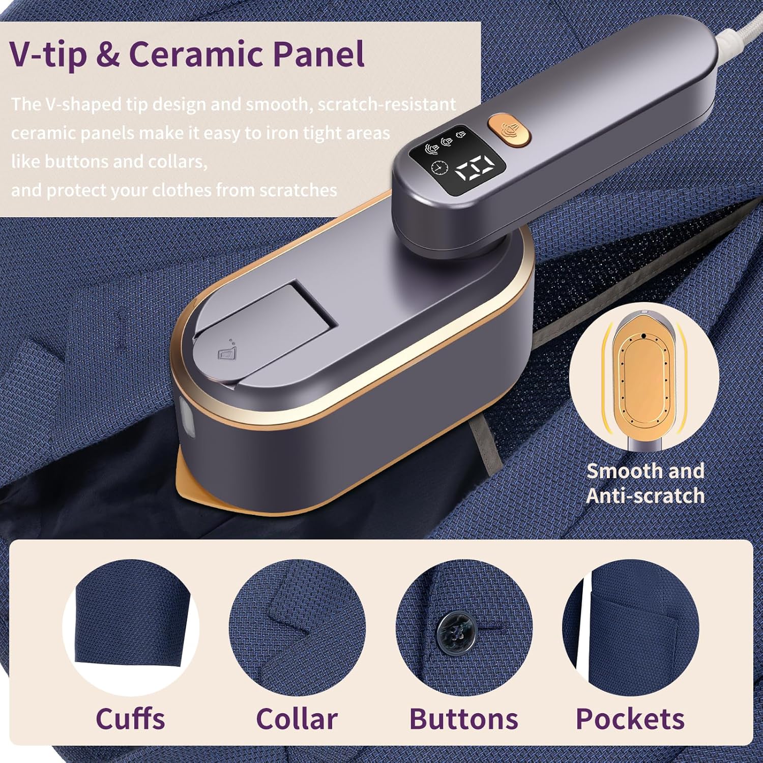 Portable Steamer Clothes - Портативный отпариватель для одежды 180 °