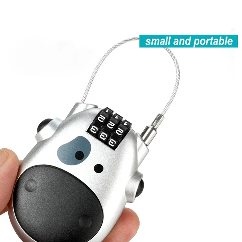 Cable Lock Combination - Кодовый замок для шлема, телескопический стальной