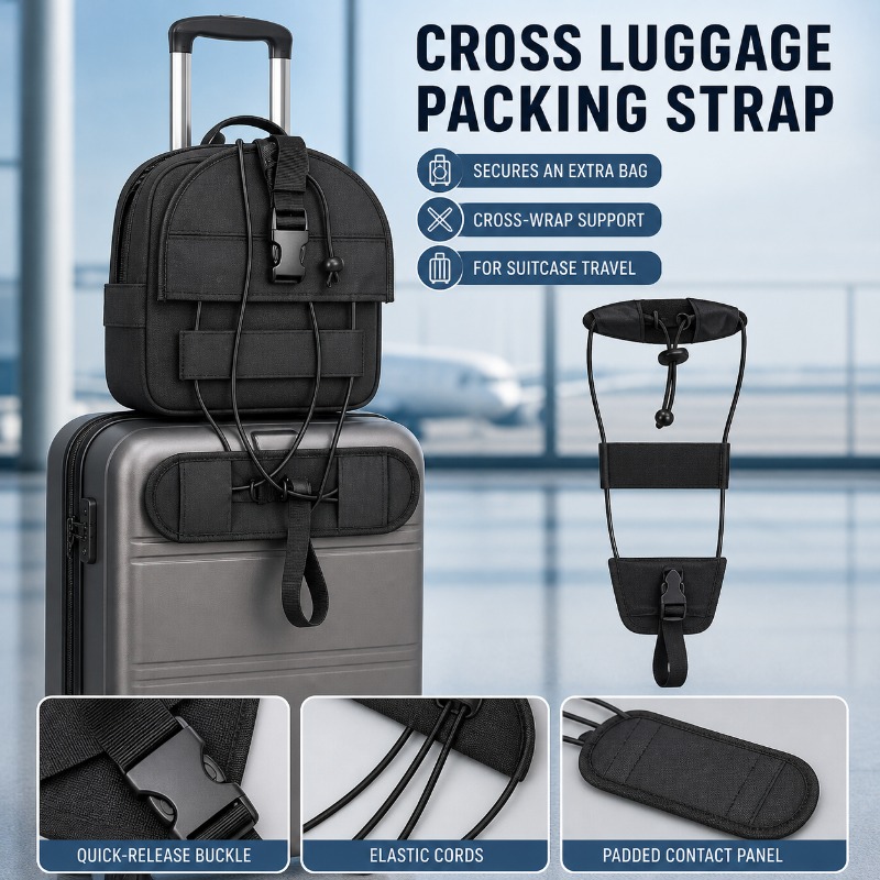 Luggage Strap Belt - 1 шт. Износостойкий эластичный ремень для