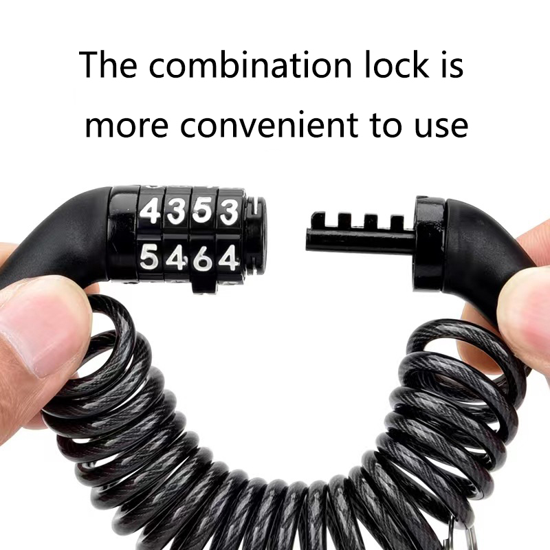 Портативный тросовый замок с п – обзор и цена Cable Lock Combination