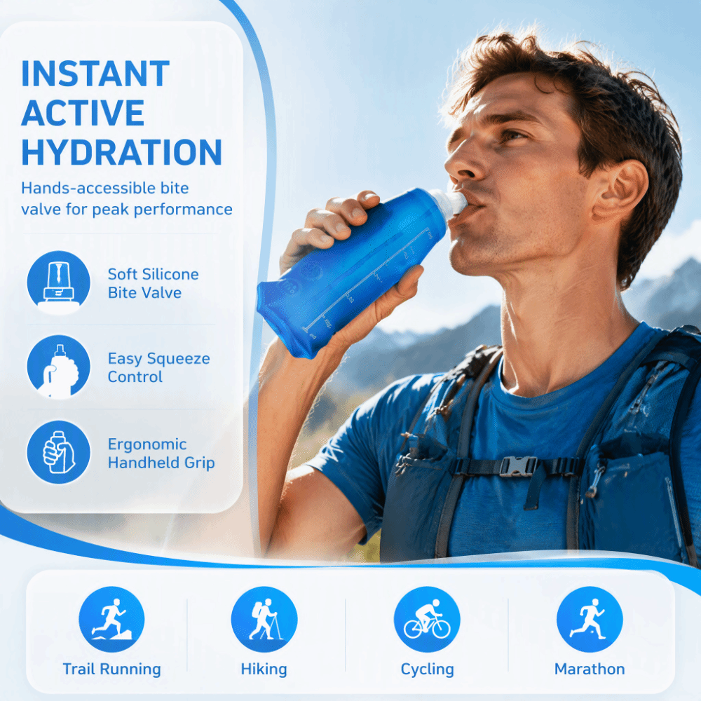 Набор из 2 удобных складных мя – обзор и цена Water Bottle Collapsible