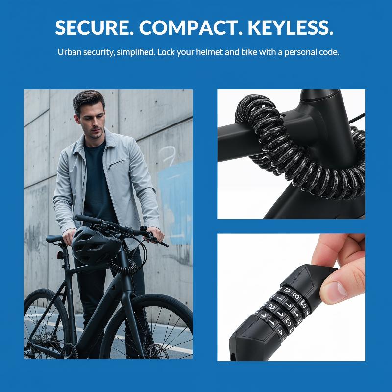 Новый противоугонный замок для – обзор и цена Cable Lock Combination