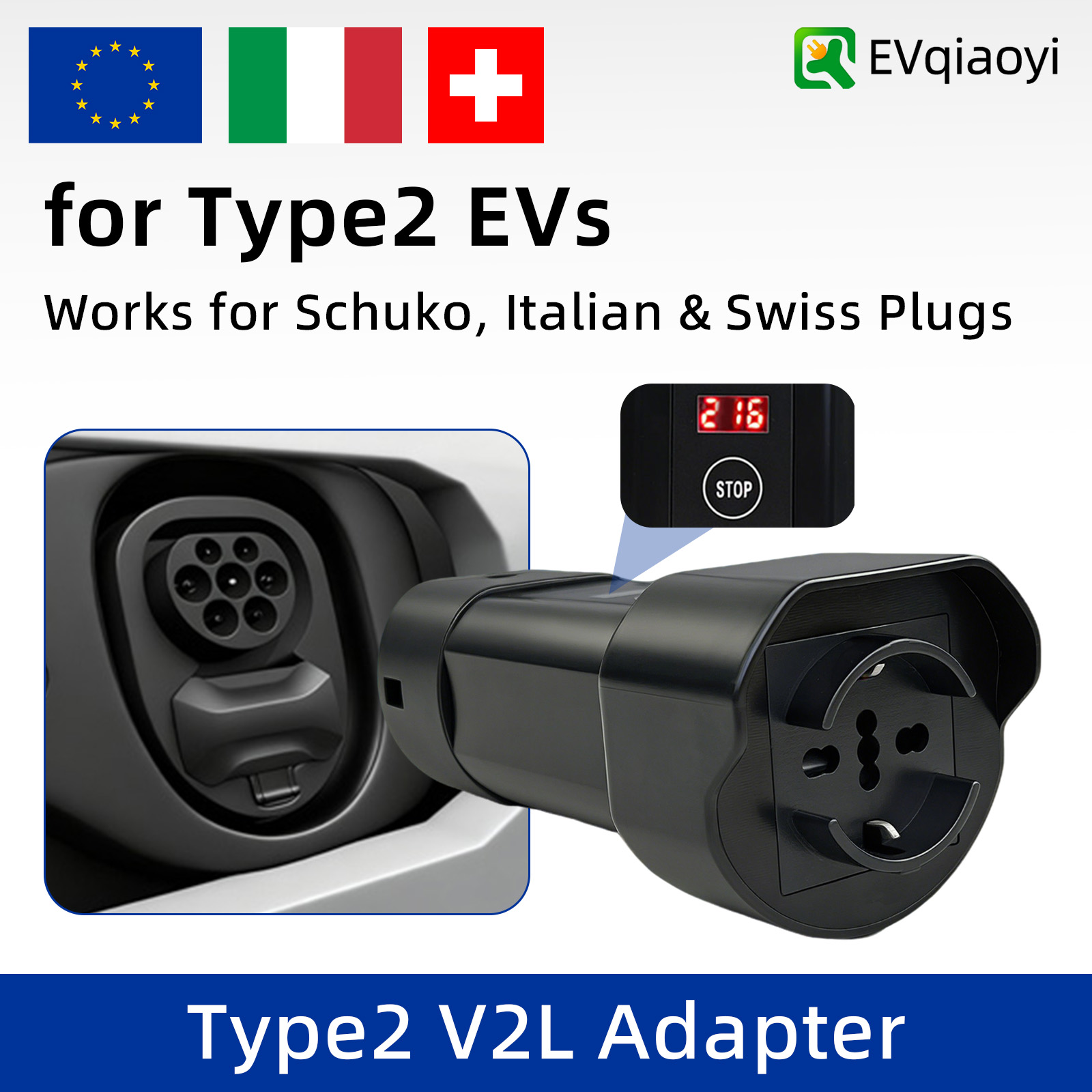 Адаптер разрядки EVqiaoyi Type – обзор и цена Travel Adapter Universal