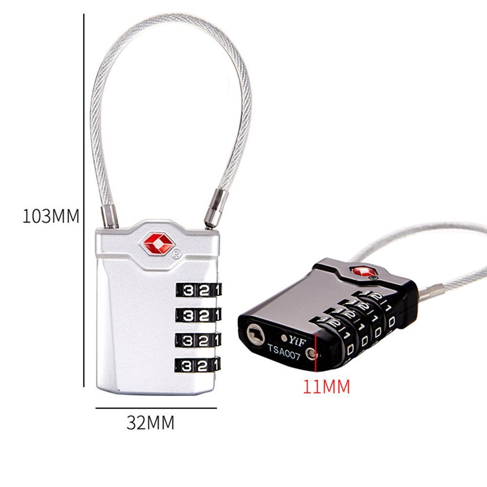 Водонепроницаемый маленький на – обзор и цена Cable Lock Combination