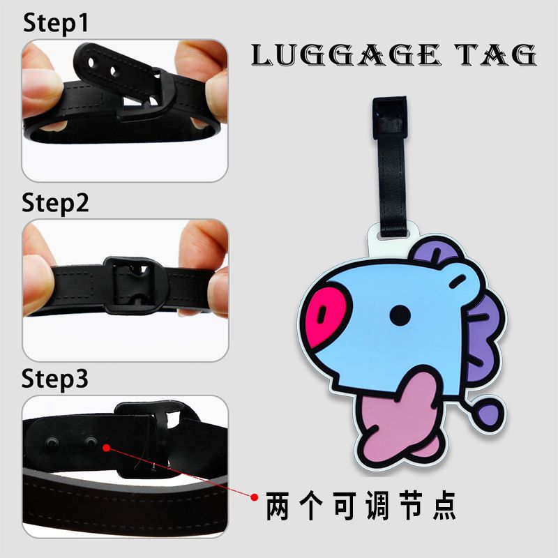 Милый брелок BT21 с персонажам – обзор и цена Travel Accessories Gear