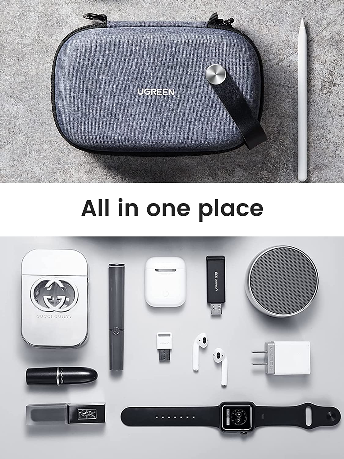 UGREEN Electronics Органайзер  – обзор и цена Travel Accessories Organizer Case