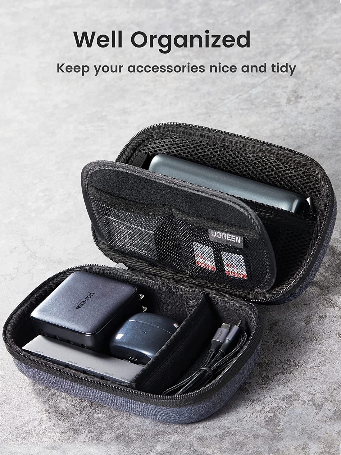 UGREEN Electronics Органайзер  – обзор и цена Travel Accessories Organizer Case