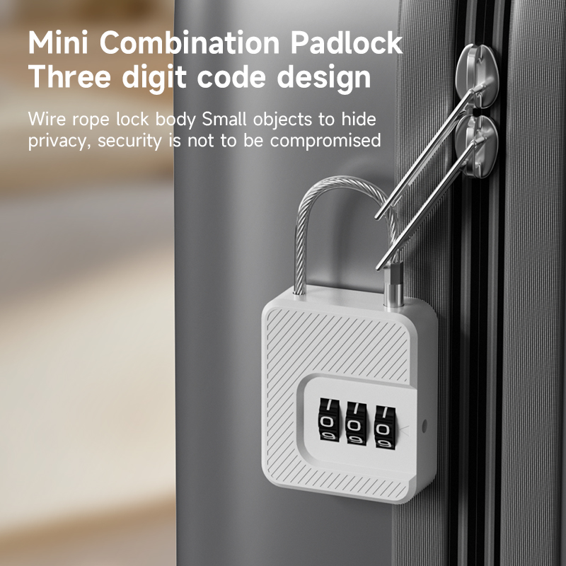 Миниатюрный 3-значный кодовый  – обзор и цена Cable Lock Combination