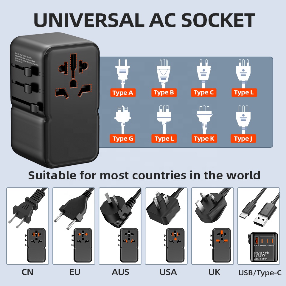 Универсальное зарядное устройс – обзор и цена Travel Adapter Universal