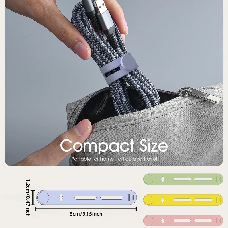 5/10 шт., портативный органайз – обзор и цена Cable Organizer Travel