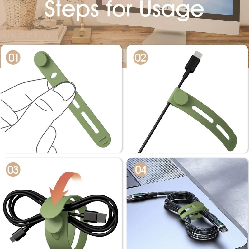 5/10 шт., портативный органайз – обзор и цена Cable Organizer Travel