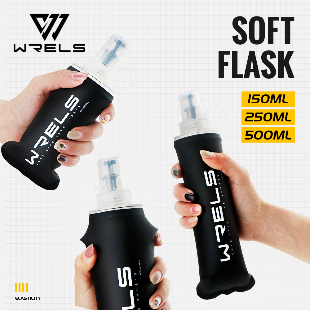 Мягкая складная фляга WRELS из – обзор и цена Water Bottle Collapsible