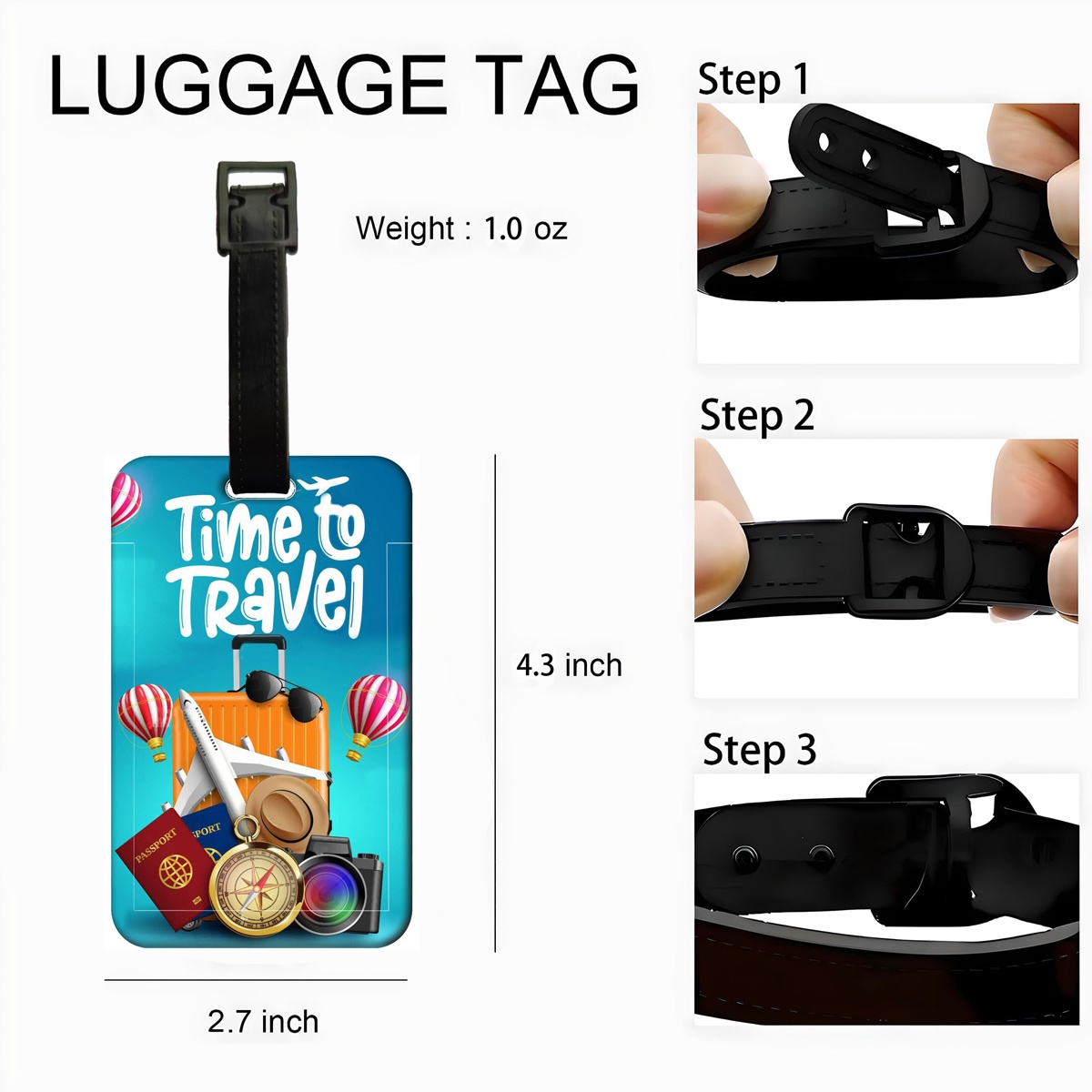Бирка для багажа в стиле Trave – обзор и цена Travel Accessories Personalised