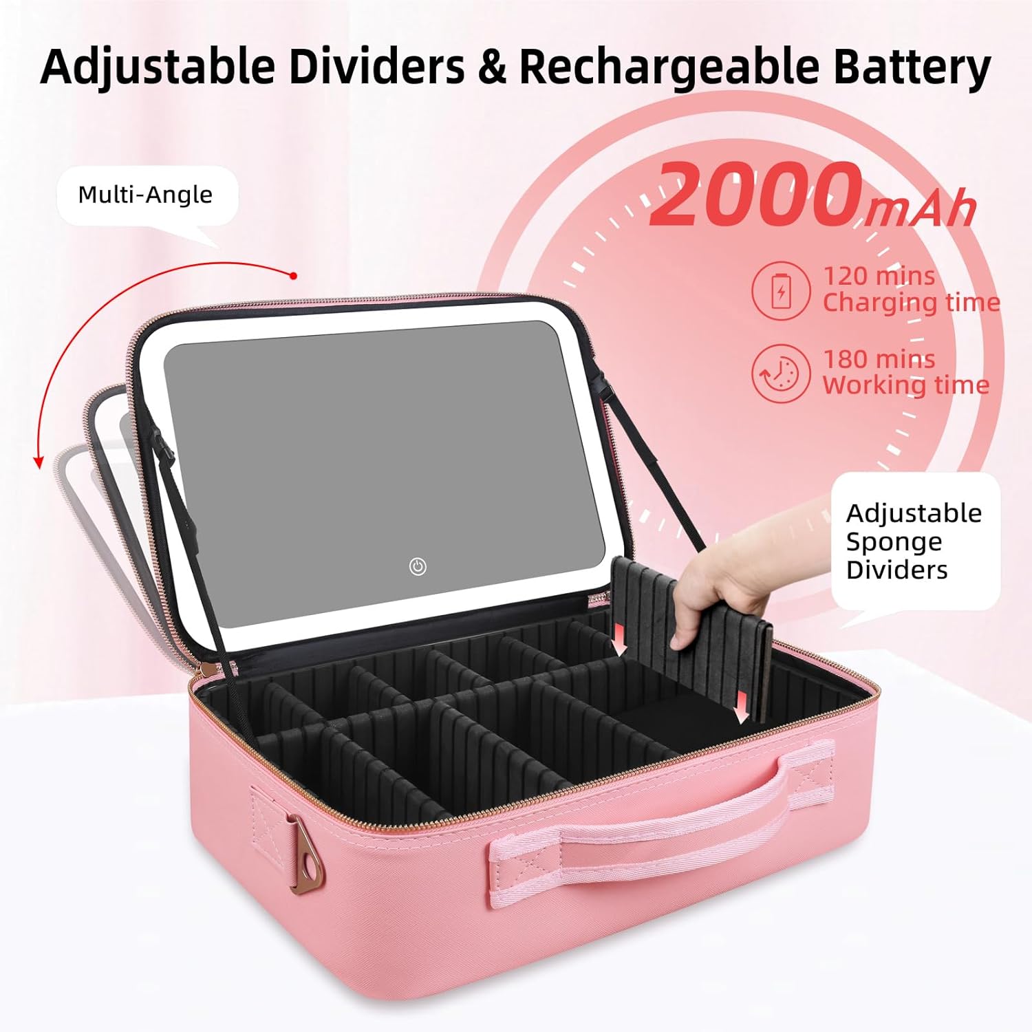 Большая косметичка 15''X11'' с – обзор и цена Travel Accessories Organizer Case